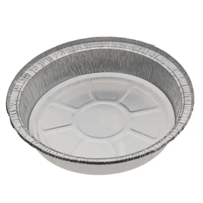 Aluminium bakje rond 450ml Ø215×50mm – 500 st/ds.