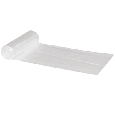 Pedaalemmerzakken transparant HDPE - 7mu - 60x70cm 45 liter - 1.300 zakken