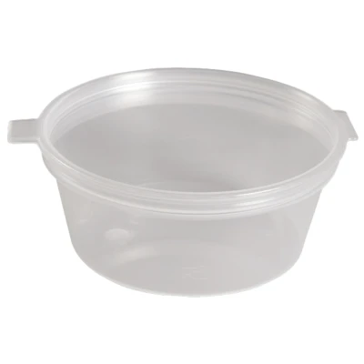 Sauscup met vaste deksel PP - ø70mm - 60cc - 1.000 st/ds.
