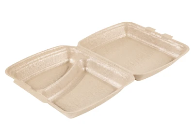EPP Menubox - 2-vaks - 414x240x39mm - Champagne - 125 st/ds