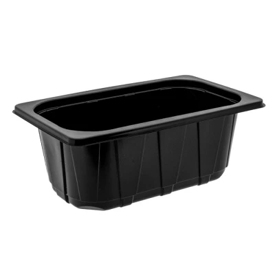 Gastro 1/4 PP Thermoform 265/100mm Zwart - 240 st/ds.