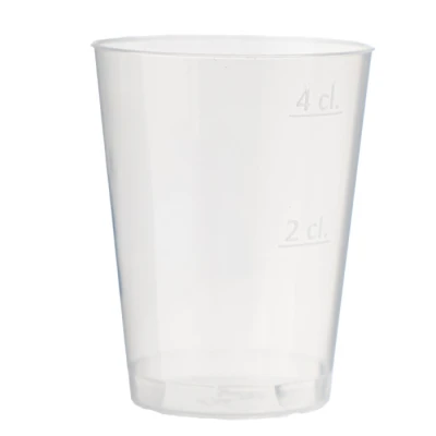 Plastic Shotglas (PP) 20cc/40cc - 1.000 st/ds.
