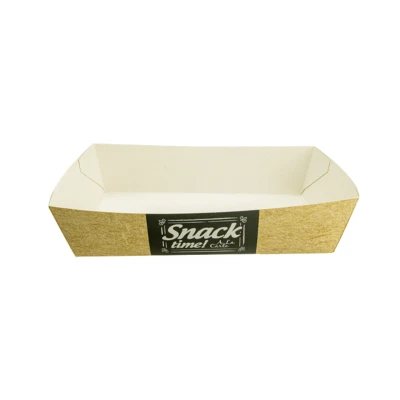 Kartonnen snackbakje A50 - 4 x 11 x 16 cm - 400 st/ds