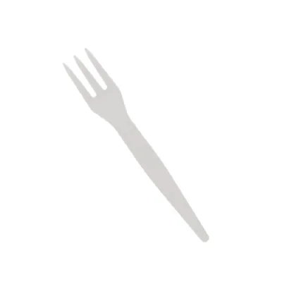 Snackvork Herbruikbaar 85mm Wit PPMF - 1.000 st/ds.