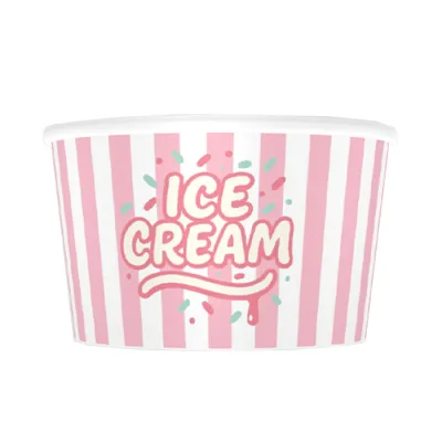 IJsbeker Roze 245ml/8oz - 1.000 st/ds.