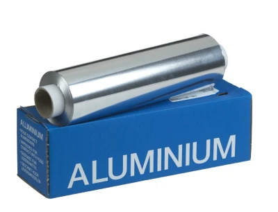 Aluminiumfolie in Cutterbox 30cm x 250m 14 micron - 1 st/ds.