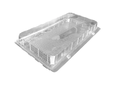 Blister voor Gebak/Broodjes APET 26,8x15,5x6,1cm - 260 st/ds.