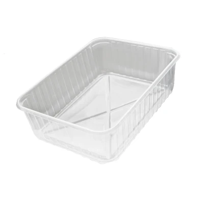 Food Tray PP 690/750cc Transparant 180x135x52mm - 400st/ds.