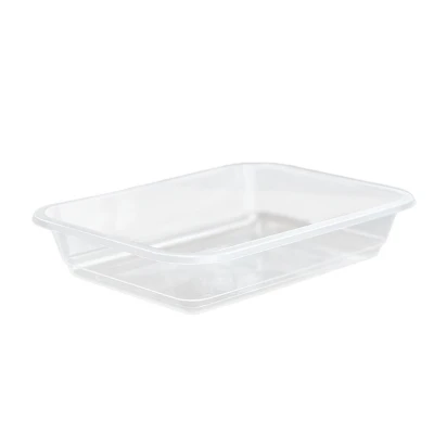 Menubak ECOFIT PP Transparant - 187x137x36mm - 500 st/ds.