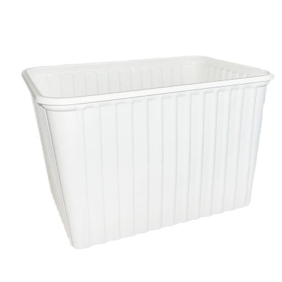 Food Tray PS 390/2000cc Wit 180x135x117,5mm - 360st/ds.
