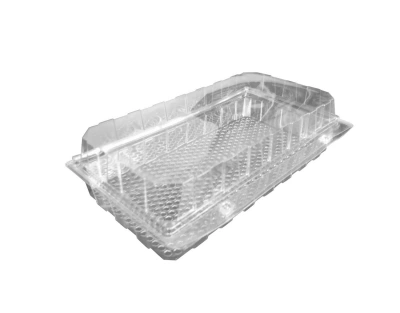 Blister voor Gebak/Broodjes APET 25,2x11,7x7,2cm - 300 st/ds.