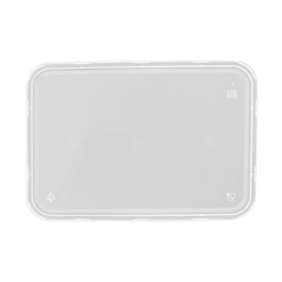 Deksel voor magnetronbakken PP - 170x115x7mm - 500 st/ds.