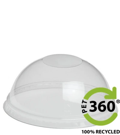 PET360® - Dome Deksel - ø95mm - zonder opening