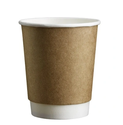 Koffiebeker Dubbelwandig Kraft 200cc/8oz - 500 st/ds.