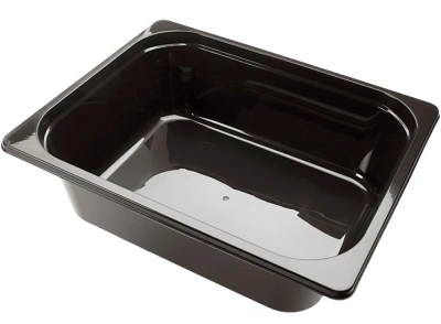 Gastro Half PP Spuitgiet 325/50mm Zwart - 180 st/ds.