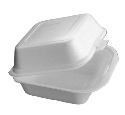 Hamburgerbox Groot XPS Wit - 500 st/ds.