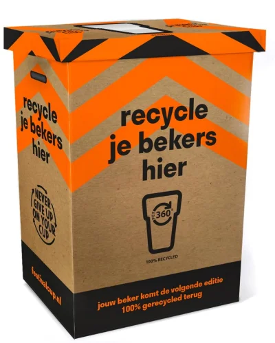 360BOX: inzamel- en retoursysteem voor PET bekers - vanaf 3 stuks