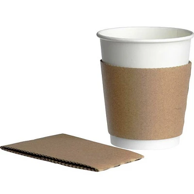 Kartonnen Sleeve voor 8oz koffiebeker - 600 st/ds.