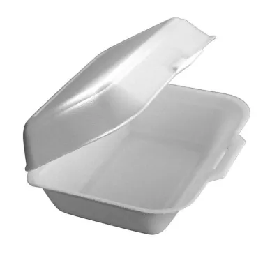 Lunch- en Loempiabox medium XPS wit - 500 st/ds