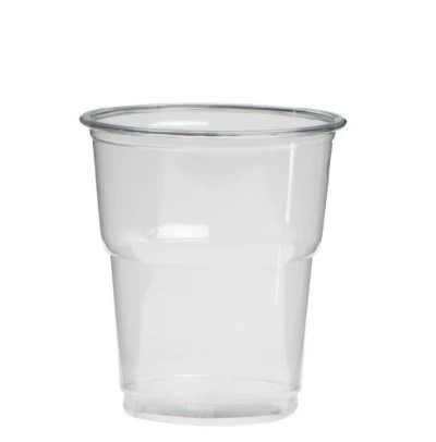Plastic Drinkglas (rPET) 200cc (250cc max) - 1.250 st/ds.