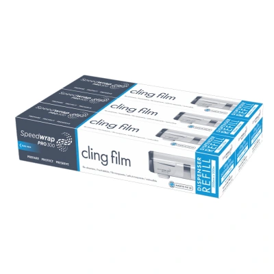 Vershoudfolie Refill (Speedwrap dispenser) 30cm x 300m (per 3 rollen)