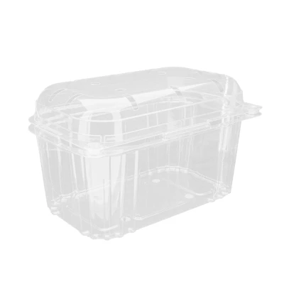 Bakje met (klap)deksel APET Transparant - 189x119x110mm - 450 st/ds. 
