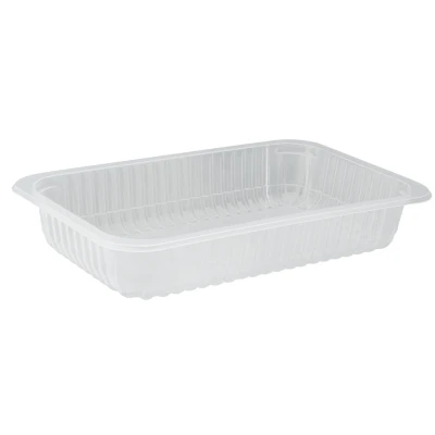 Menuschaal PP 230/40 Spuitgiet 1V Transparant - 432 st/ds.